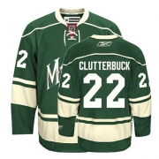 Minnesota Wild #22 Cal Clutterbuck Red Jersey, cheap Minnes…